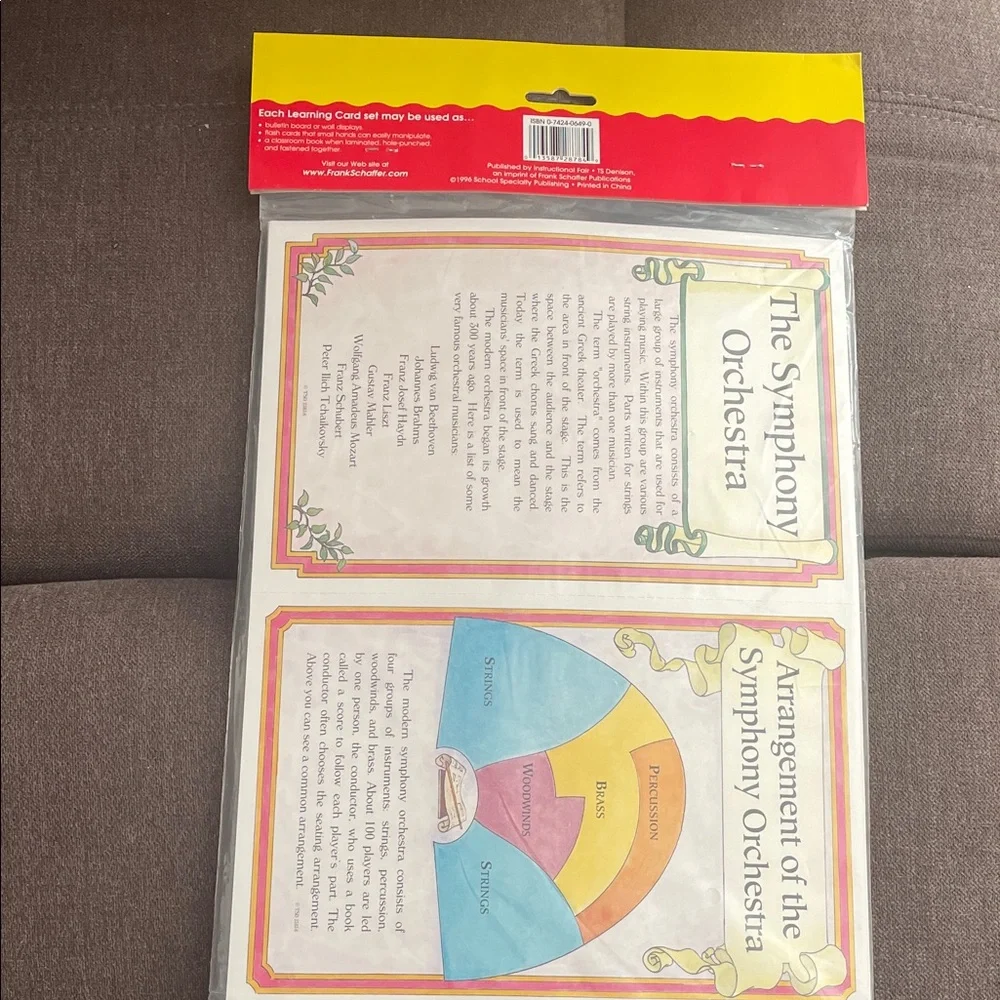 Musical Instruments Learning Cards - Picture 2 of 3